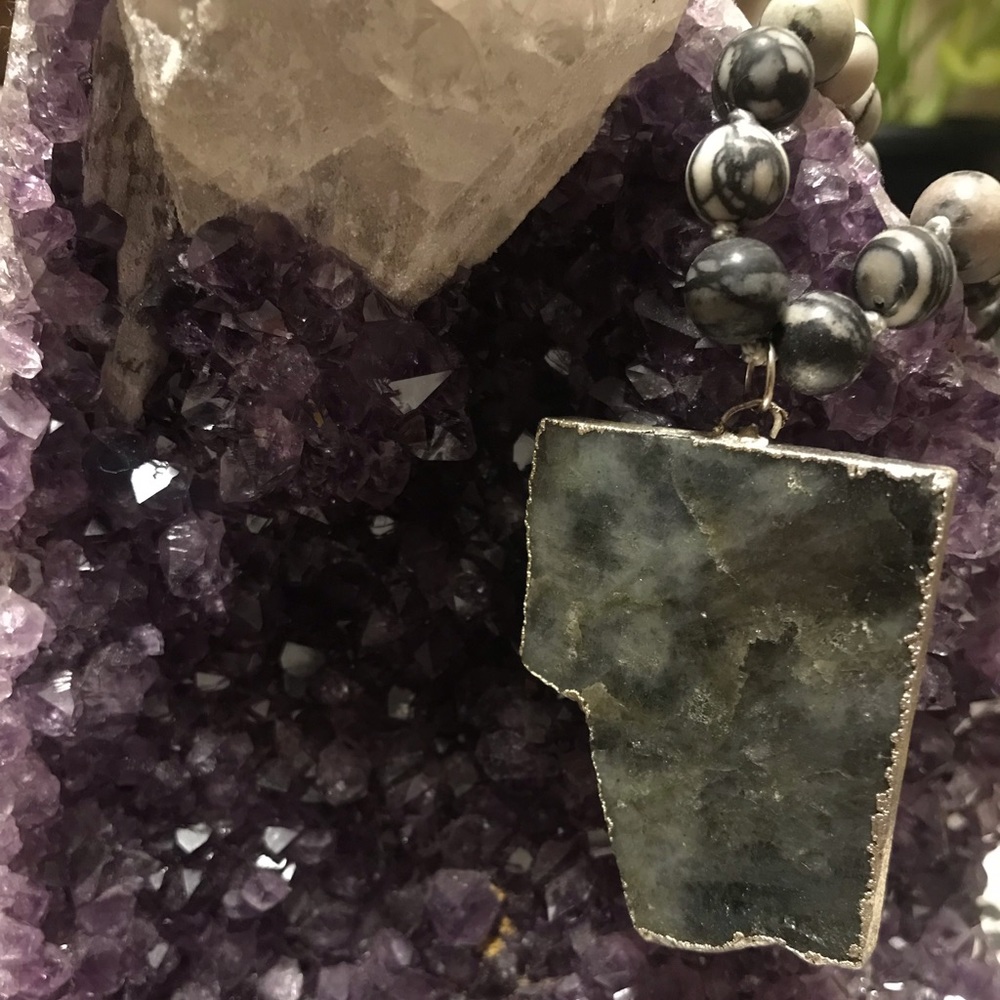 BIG ENERGY Labradorite Necklace